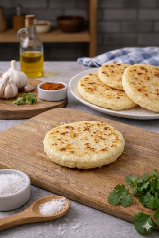 AREPAS ALIÑADAS CON SAL - Paquete x 6 Unds