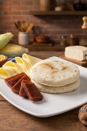 AREPAS CON BOCADILLO Y QUESO - Paquete x 6 Unds