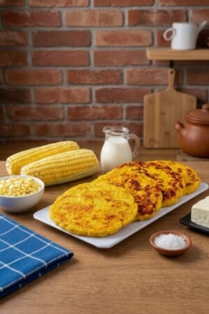 AREPAS DE CHOCLO CON TROCITOS DE QUESO CAMPESINO - Paquete x 5 Unds