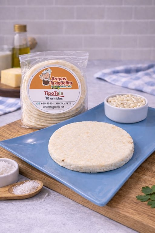 AREPAS TIPO TELA - Paquete x 10 Unds